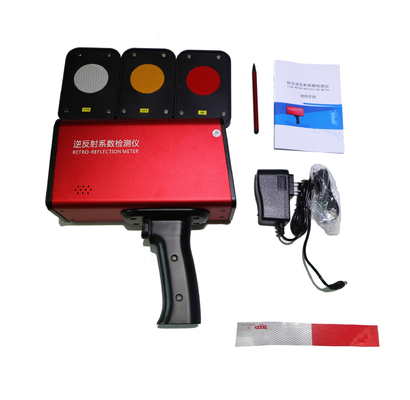 32mm Testing Spot Diameter Sign Retroreflectometer English Language