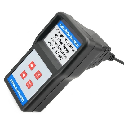 Retro Reflective Meter -4° Angle Of Incidence and 8GB Data Storage Space for Ambient Temperature -5C- 50C