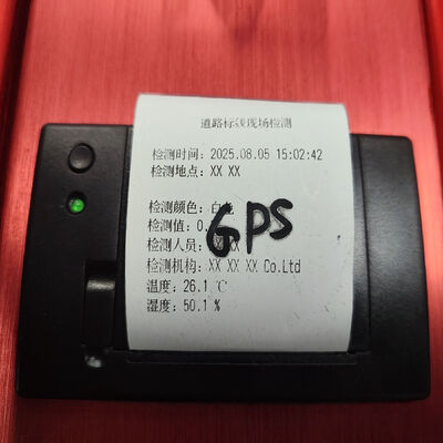 Incident angle 8876 degrees portable instrument designed for retroreflection brightness coefficient measurement in material research