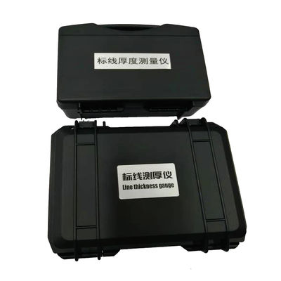 Dry Battery Road Marking Thickness Gauge One Key Detection