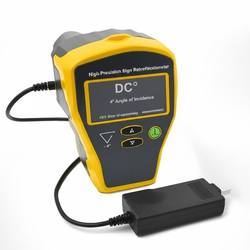 High Precision Sign Retroreflectometer -4° Angle of incidence DC 8.4V ...