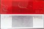 Red And White 5CM X 50M Car Reflective Stickers For Road Safe