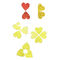 PVC PET Acrylic Reflective Decal Stickers Red Yellow White