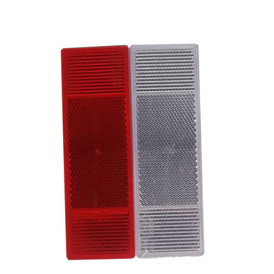 Microprismatic Car Reflective Stickers Red And White Retroreflective Tape