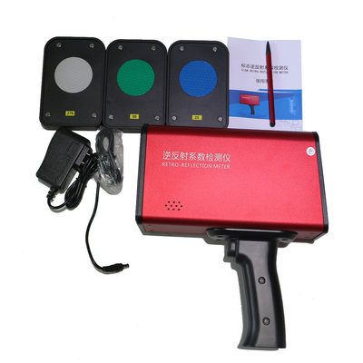 Yellow Grey Retro Reflective Meter with RS232 Interface and 6V DC Power Supply